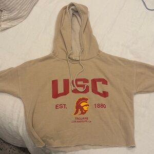 USC NCAA official Women's Cream/beige Hoodie
